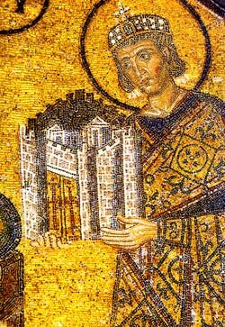 Император Константин Великий. Фрагмент мозаики. X век