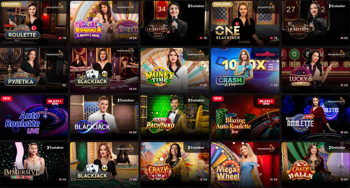 Ən yaxşı canlı kazinolar – canlı kazino oyunları və onların əsas növləri